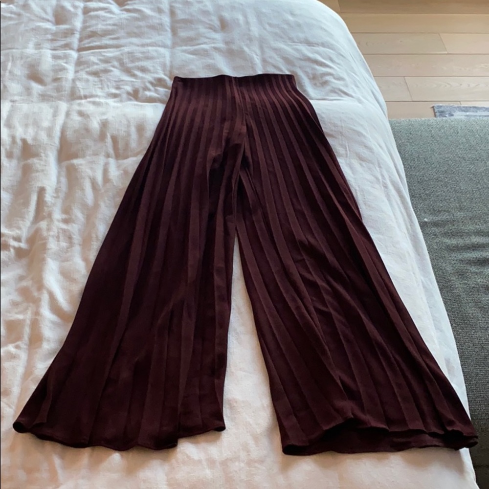 Zara Plum Flare Pant